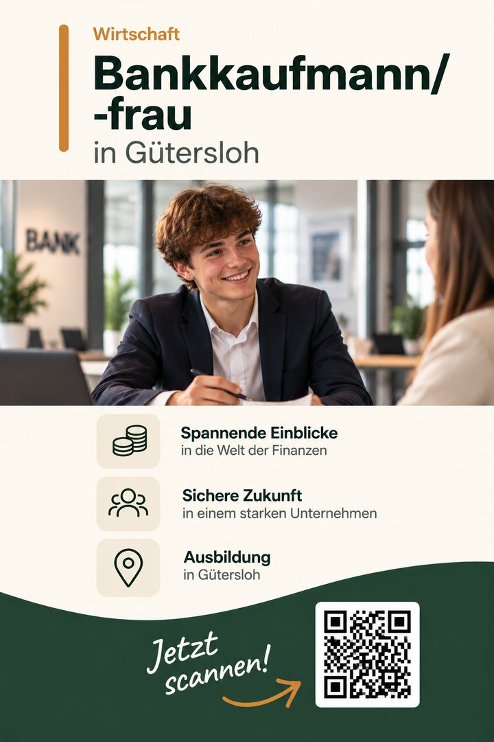 Beispielanzeige Bankkaufmann/-frau